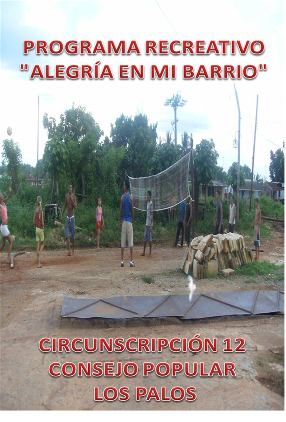 Programa comunitario de actividades recreativo – físicas en la circunscripción 12 del Consejo Popula