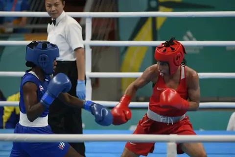 No llegó a semifinales, pero Legnis Calá es historia del boxeo femenino cubano