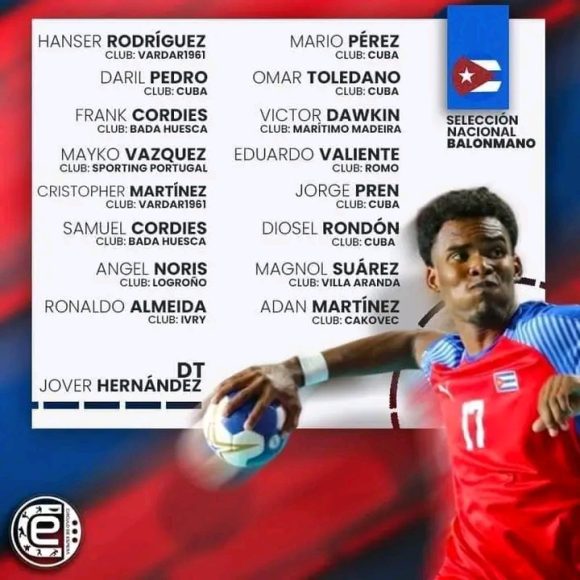 Segunda victoria para Cuba en el premundial de balonmano